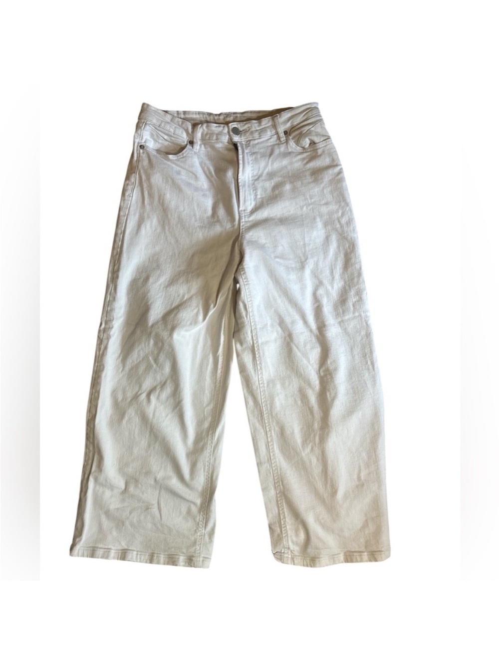 R-jeans woman’s Wide-Leg white Jeans